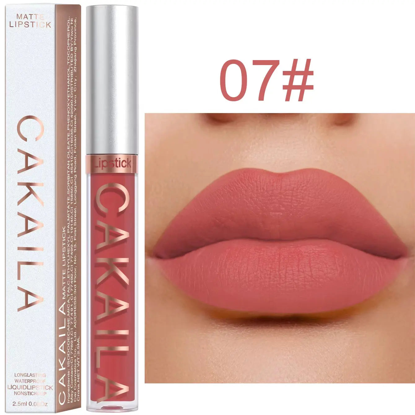 18 Color Lipstick Matte Non-Stick Cup Waterproof Lip Gloss