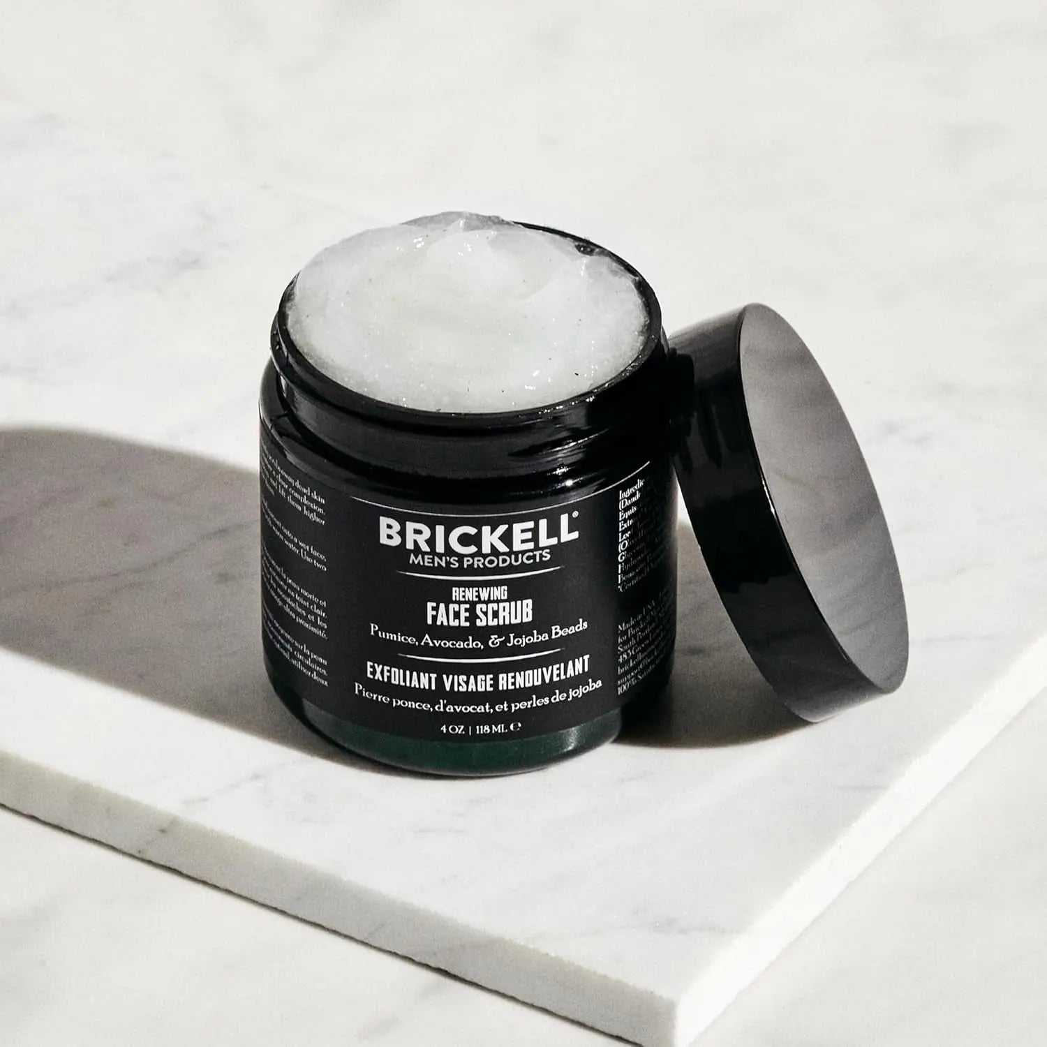 Brickell Men'S Daily Advanced Face Care Routine II, Activated Charcoal Facial Cleanser, Facial Scrub, Face Moisturizer Lotion, Natural and Organic, Scented