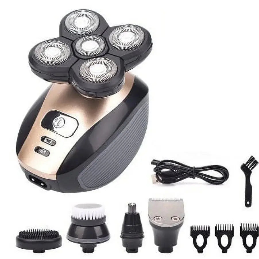 360° Head Shaver, 5-In-1 Electric Razor for Men, Bald Head Shavers for Men, Shavers for Men Electric Razor, Shavers for Men Electric Razor for Bald Hair