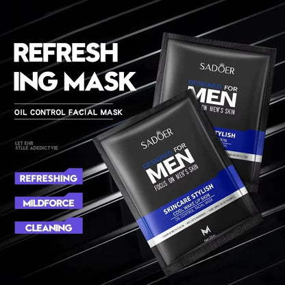 Men'S Skin Care Sets Moisturizing Face Cream Facial Mask Lip Balm Sunscreen Facial Cleanser Eye Cream Men Skin Care Kit