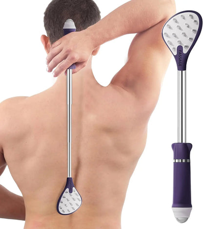 Extendable Back Scratcher - Portable Backscratchers for Men, Women, Adults, Kids - Birthday Gift for Mom & Dad, Christmas Stocking Stuffers Gifts for Dad (Purple, 1 Pack)