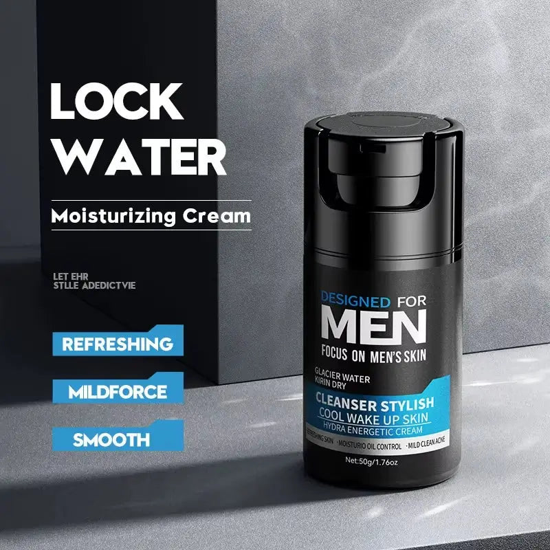 Men'S Skin Care Sets Moisturizing Face Cream Facial Mask Lip Balm Sunscreen Facial Cleanser Eye Cream Men Skin Care Kit