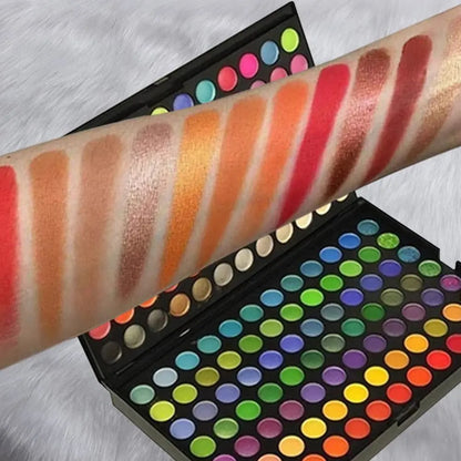 252 Colors Eyeshadow Palette Makeup Set 3 Layers High Pigmented Matte Shimmer Eyeshadow Pallet Professional Full Eye Makeup Kit Eyeshadow Box Ultimate Cosmetics Set